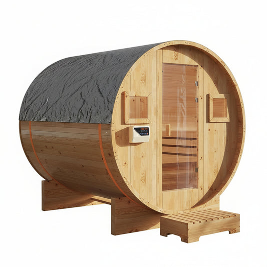 Outdoor Traditional Barrel Sauna