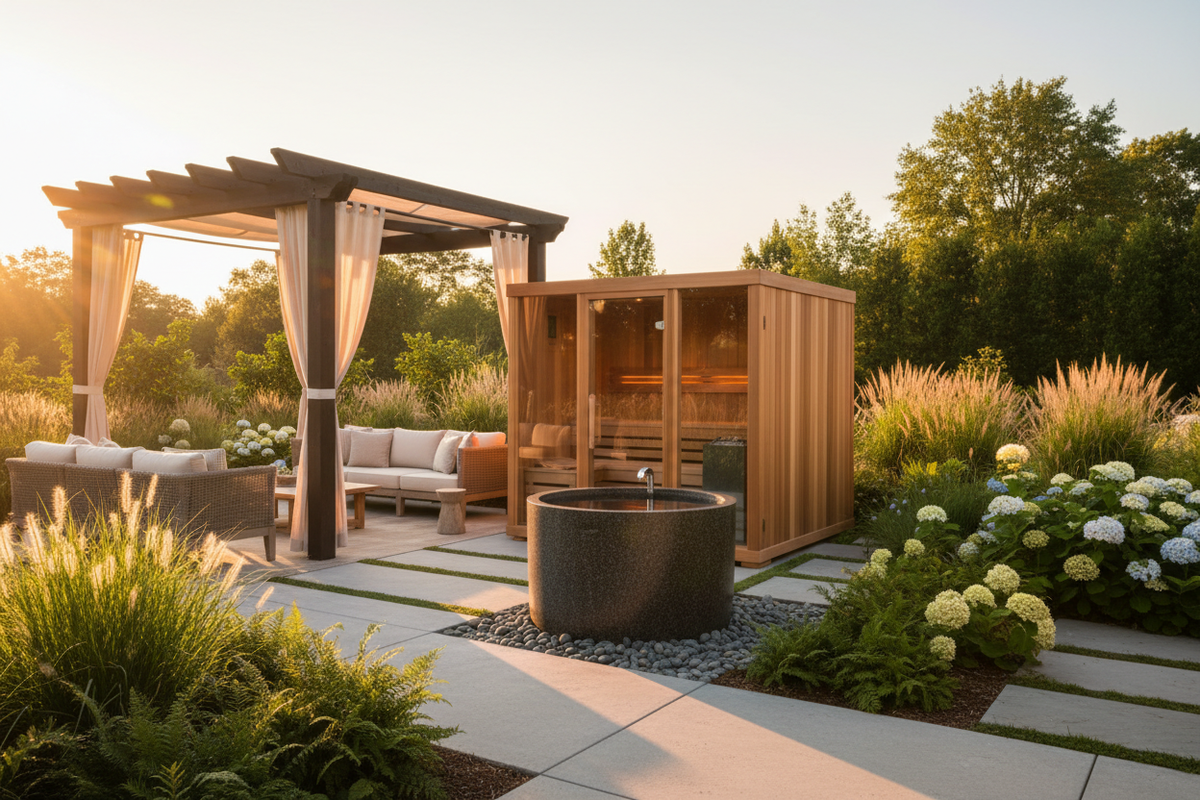 Slideshow Image 1 - Golden Hour Backyard Retreat